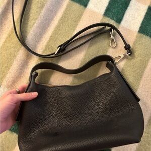 Peg Brooklyn Black Leather Handbag
